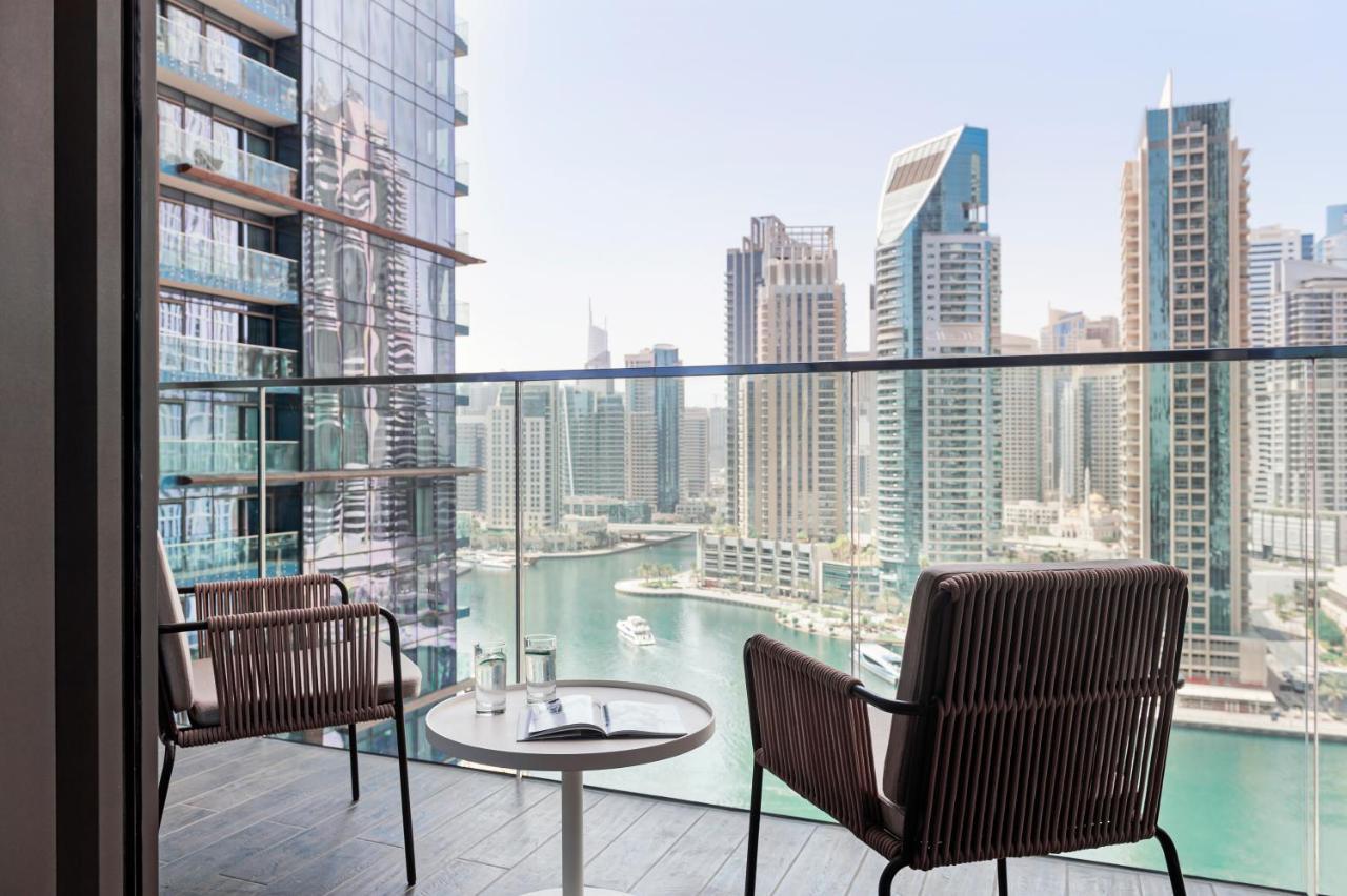 Jumeirah Living Marina Gate Dubai Aparthotel Exterior photo View from a balcony