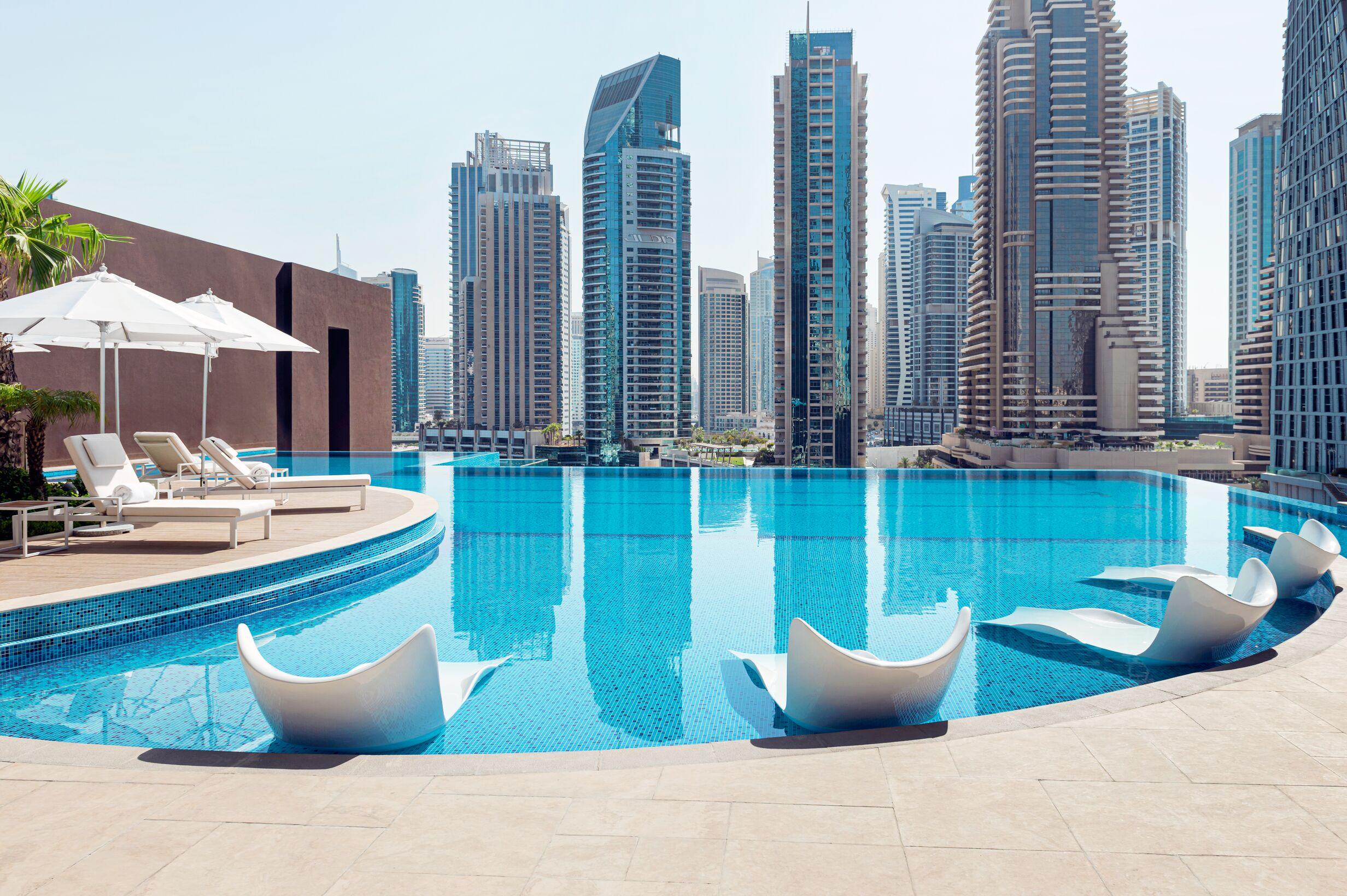 Jumeirah Living Marina Gate Dubai Aparthotel Exterior photo The swimming pool at the Address Downtown